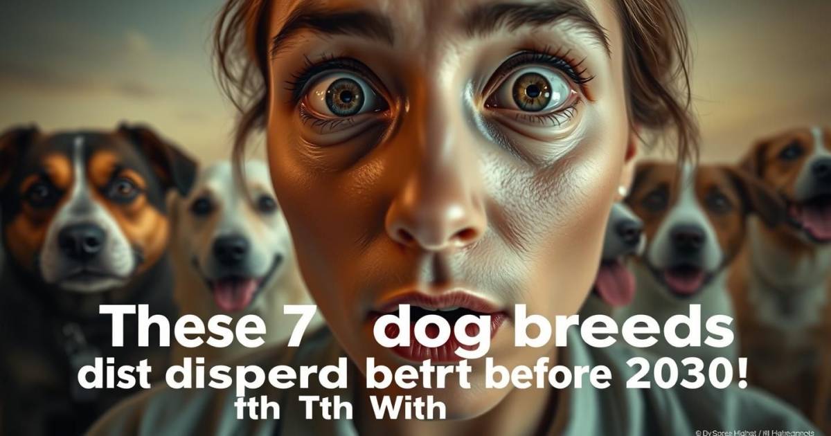 Ces 7 races de chiens vont disparaître avant 2030... La 4ème va vous choquer !