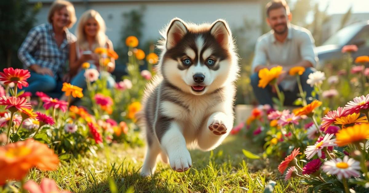 Le Pomsky : Ce Croisement Entre Husky et Spitz Nain Qui Fait Craquer Les Familles en 2025