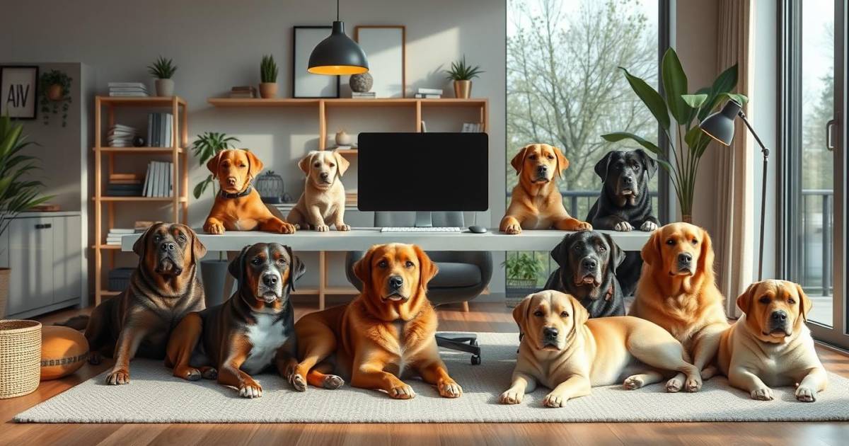 Les 10 races de chiens les plus adaptées au télétravail en 2025 : entre compagnie et discrétion