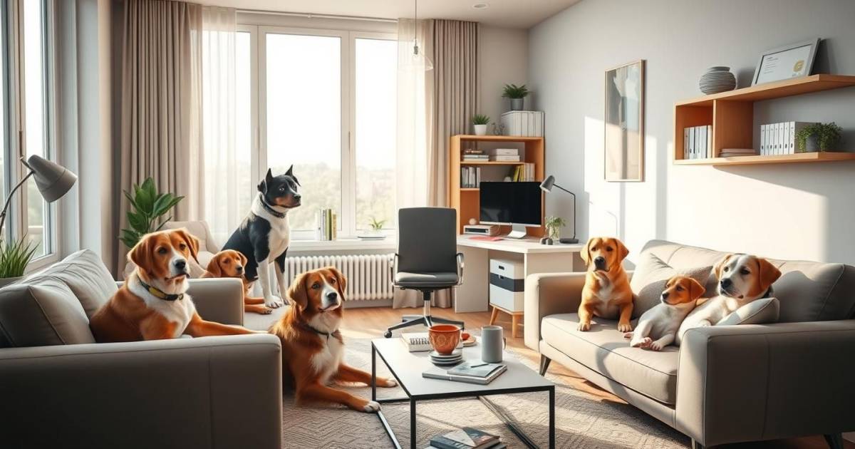 Les 7 races de chiens les plus adaptées au télétravail en 2025 : un guide pour les propriétaires modernes